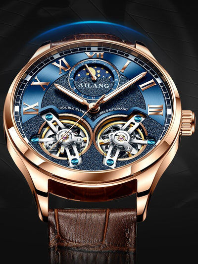 Tourbillon Design Forretnings Mekanisk Ur