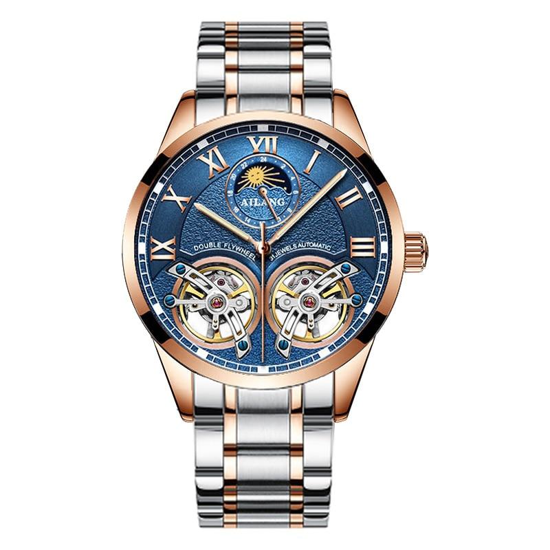 Tourbillon Design Forretnings Mekanisk Ur