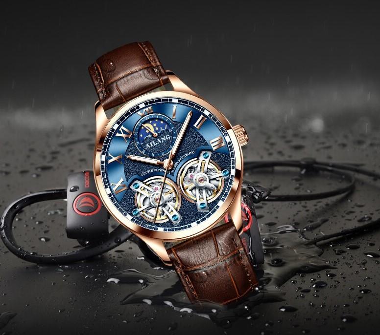 Tourbillon Design Forretnings Mekanisk Ur