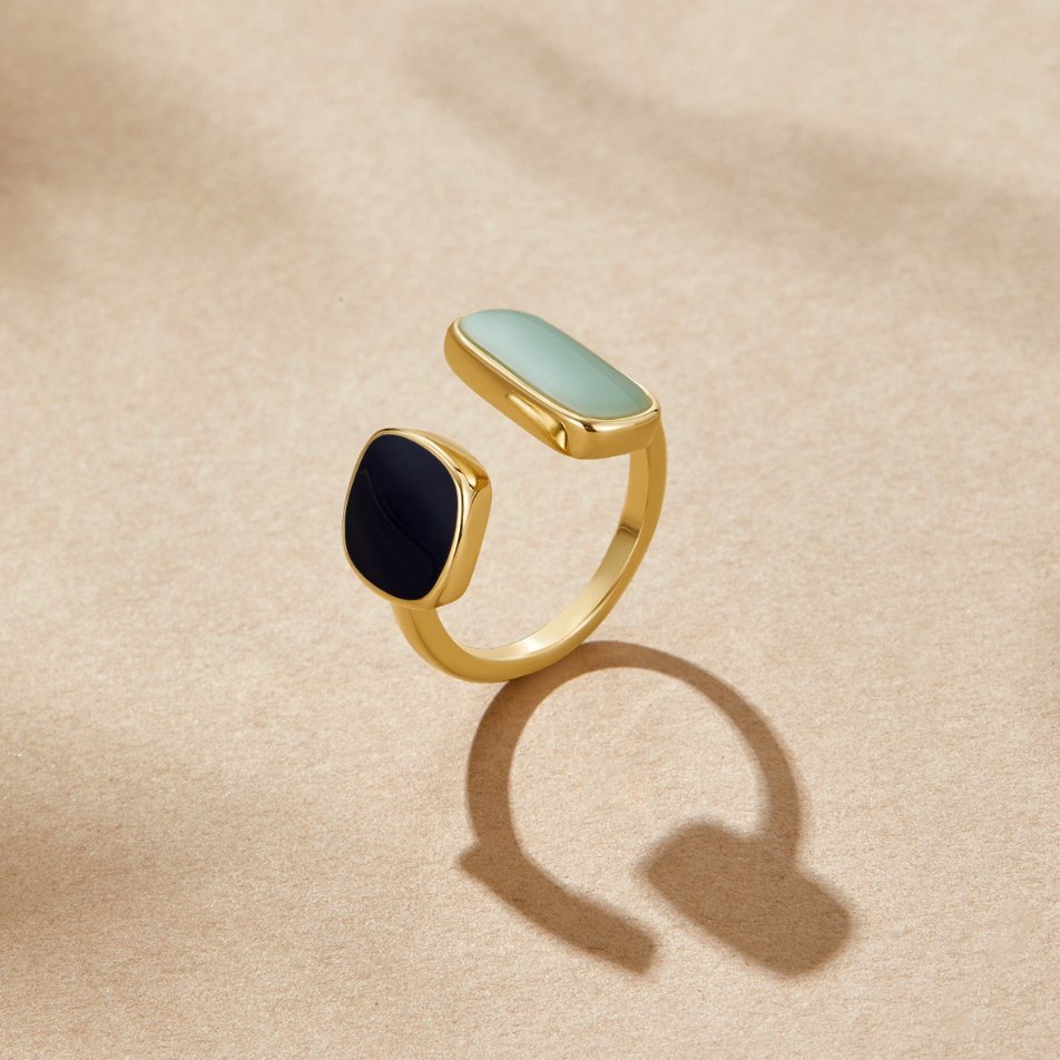 Ren Unikalny Ring Omkransning | Guld 18k