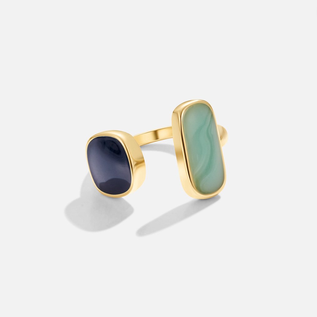 Ren Unikalny Ring Omkransning | Guld 18k
