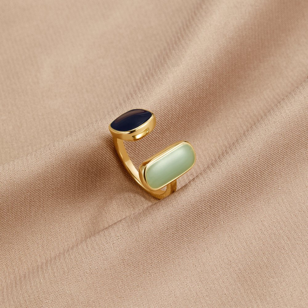 Ren Unikalny Ring Omkransning | Guld 18k