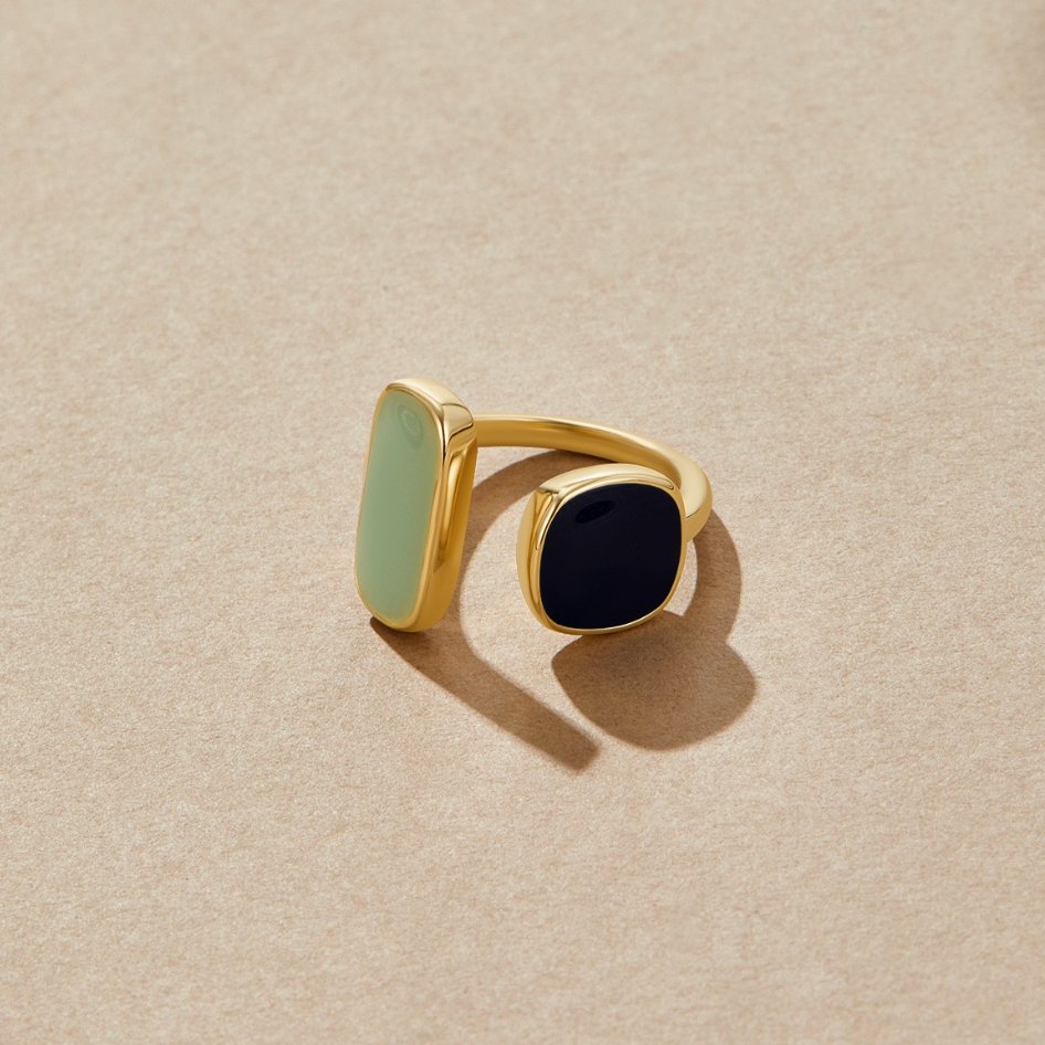 Ren Unikalny Ring Omkransning | Guld 18k