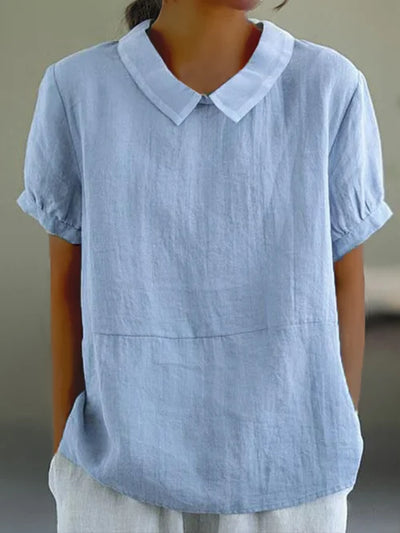 Amalie | Komfortabel bluse med krave - DK