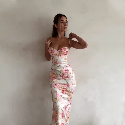Beau | Sommer Maxikjole med Blomsterprint