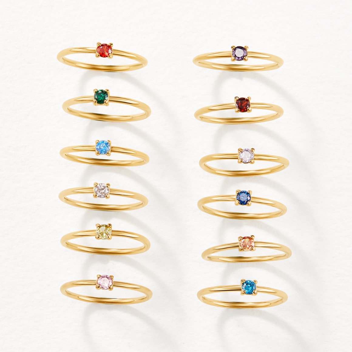 Fødselssten Ring | 14k Guld