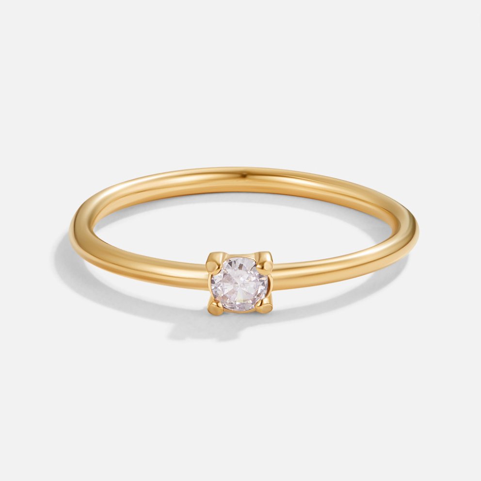 Fødselssten Ring | 14k Guld