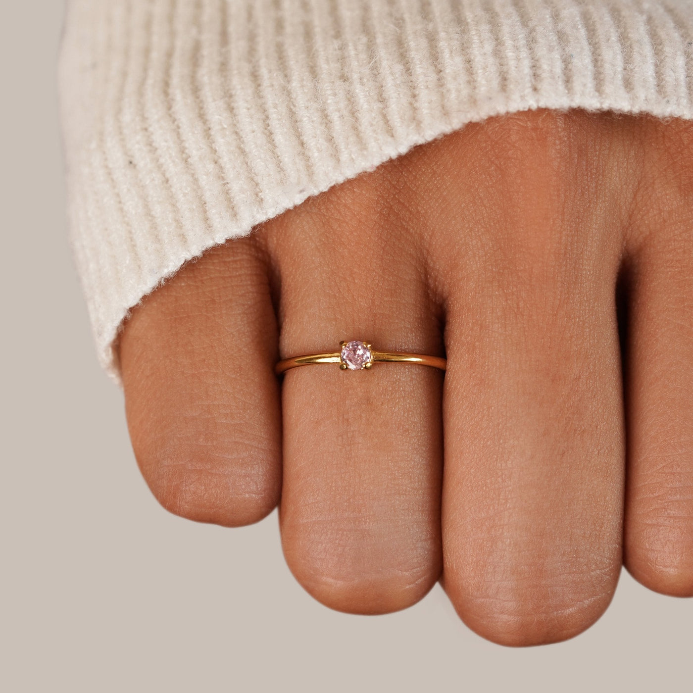 Fødselssten Ring | 14k Guld