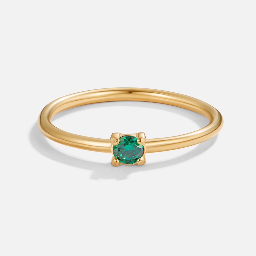 Fødselssten Ring | 14k Guld