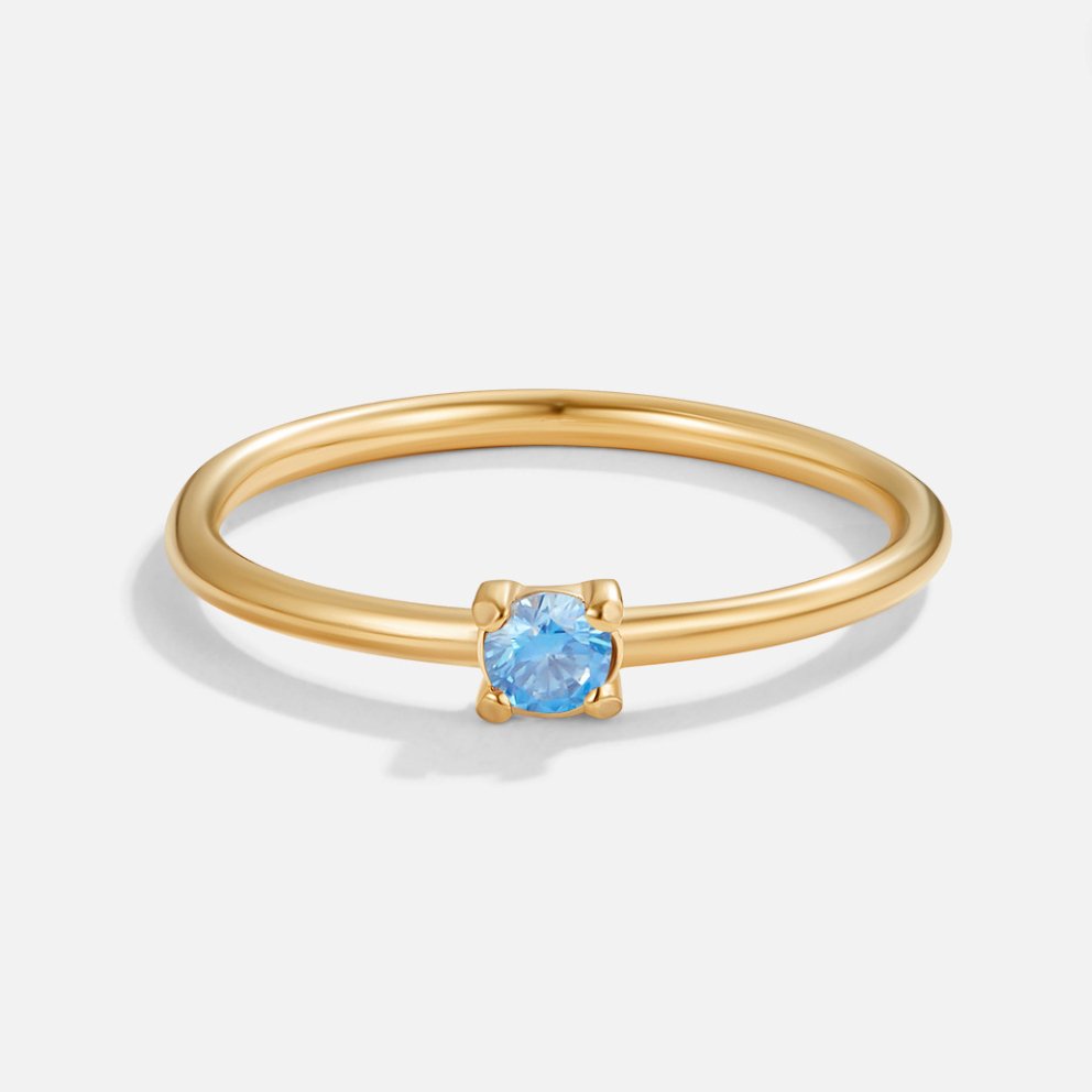 Fødselssten Ring | 14k Guld