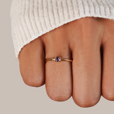 Fødselssten Ring | 14k Guld