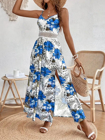 Elegant kjole med blomster Rosea