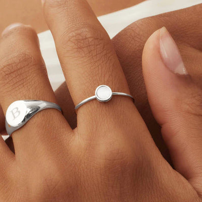 Alina Cirielle Ring | Hvidguld 14k