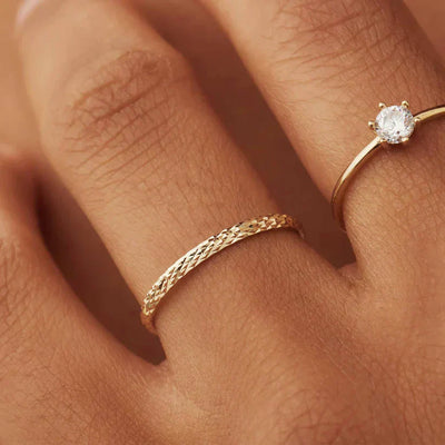 Ameline Spalier Ring | Guld 14k - DK