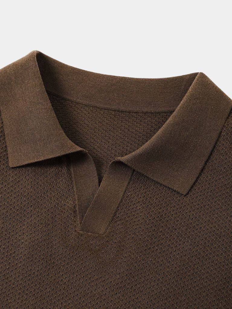 Harvey™ | Mørkebrun Polo Shirt