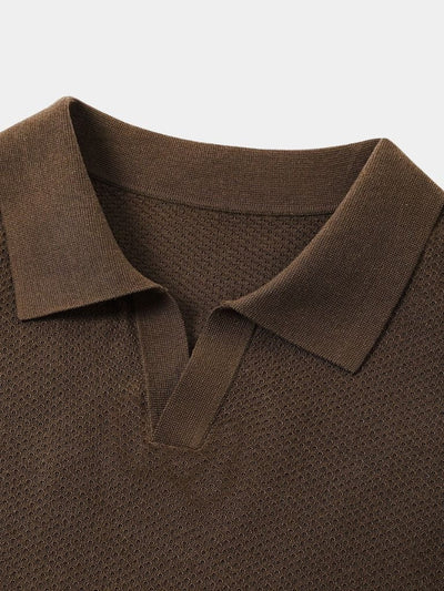 Harvey™ | Mørkebrun Polo Shirt