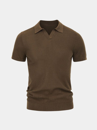 Harvey™ | Mørkebrun Polo Shirt
