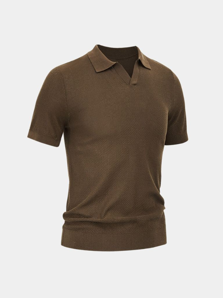 Harvey™ | Mørkebrun Polo Shirt