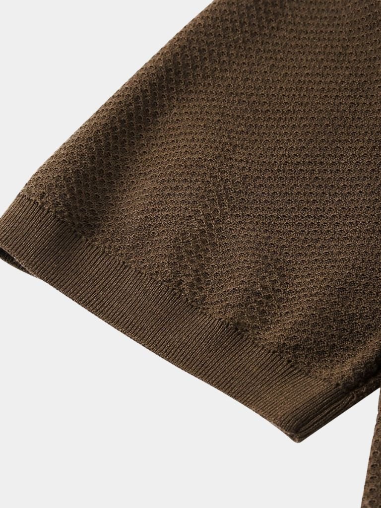 Harvey™ | Mørkebrun Polo Shirt