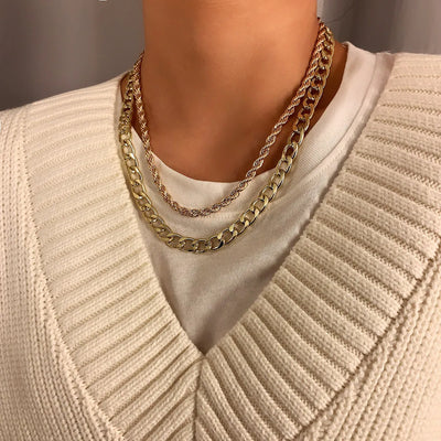 Rope Bianca Halskæde | 18k Guld