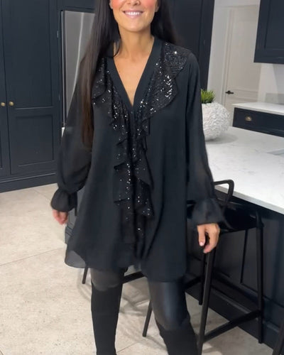 Olsens® | Stilfuld Bluse med Ruffles