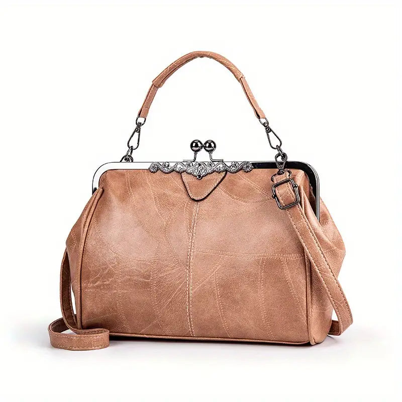 Livs Geometriske Crossbody-Taske i Retro-Look