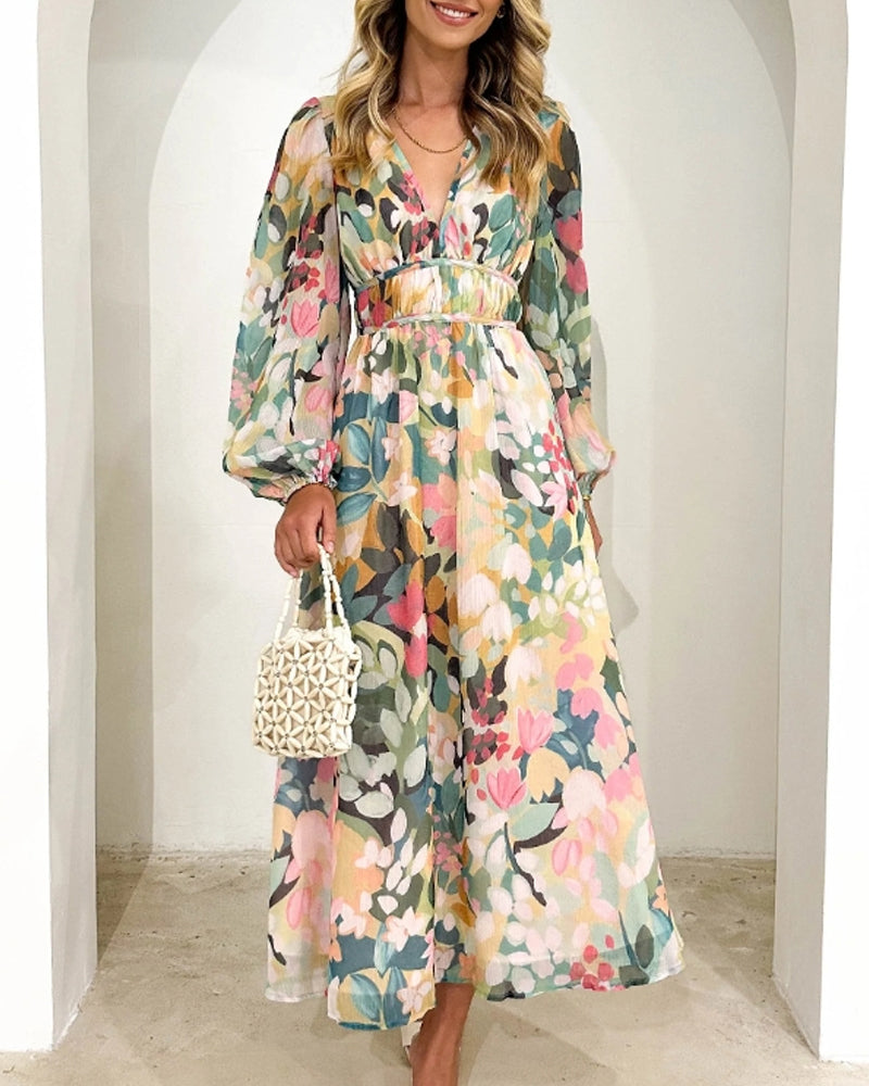 Carlotta™ | Elegant Blomsterkjole