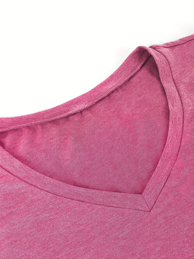 Åndbar T-shirt i Bomuld med Petalærmer