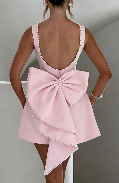 Mini kjole Rosea Pearl Bow