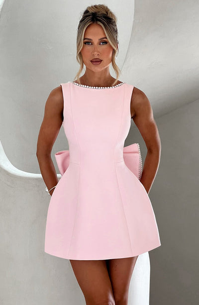 Mini kjole Rosea Pearl Bow