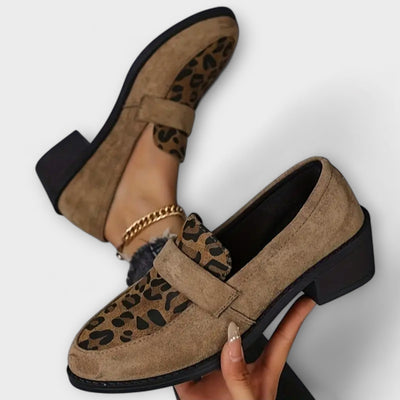 Karla | Elegante Dame Sko med Leopardprint