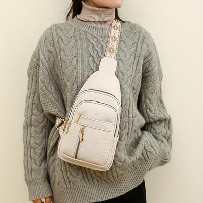 Hazel Vintage Chest Crossbody Taske