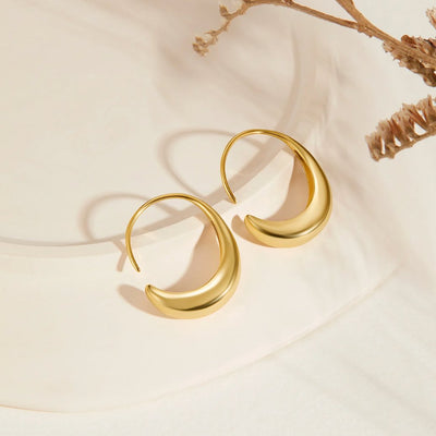 Hængende Øreringe | 18k Guld