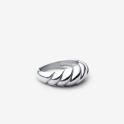 Croissant Ring | Hvidguld 14k