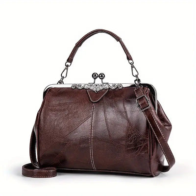 Livs Geometriske Crossbody-Taske i Retro-Look