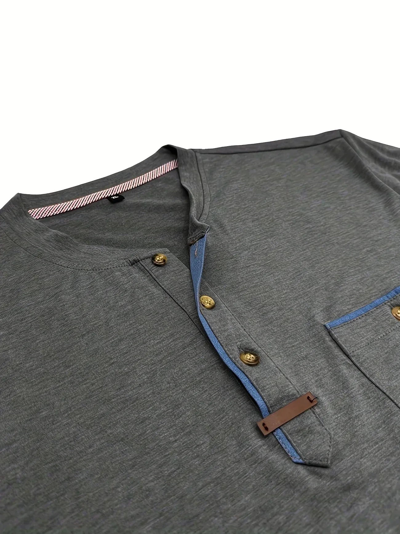 Saxon - Elegant Rund Hals T-shirt Med Lomme