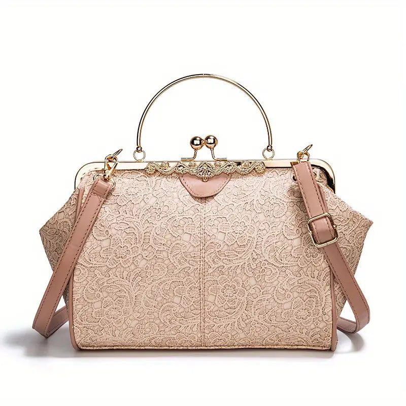 Livs Geometriske Crossbody-Taske i Retro-Look