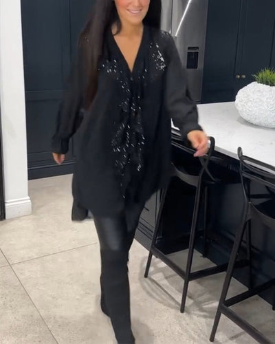 Olsens® | Stilfuld Bluse med Ruffles
