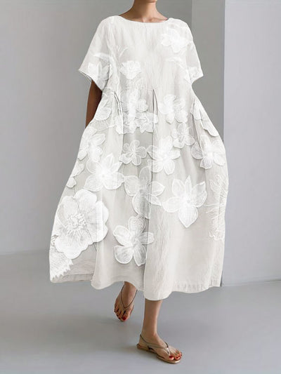 Cirelle™ - Elegant Blomstret Kjole