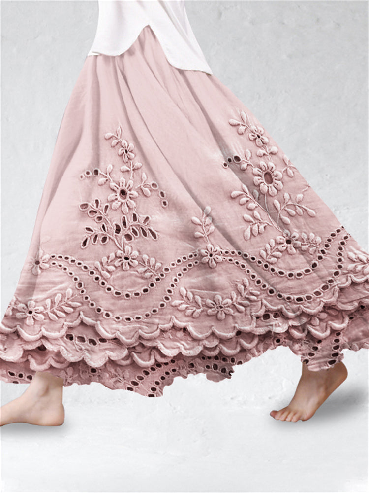 Aurette™ - Boho Trykt Nederdel