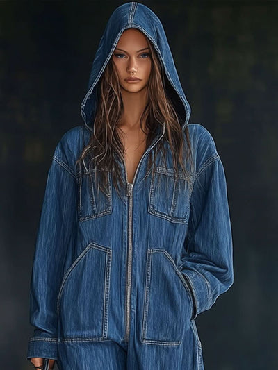 Vintage Denim Macacão Denise™ - DK