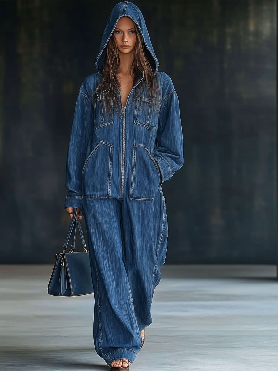 Vintage Denim Macacão Denise™ - DK