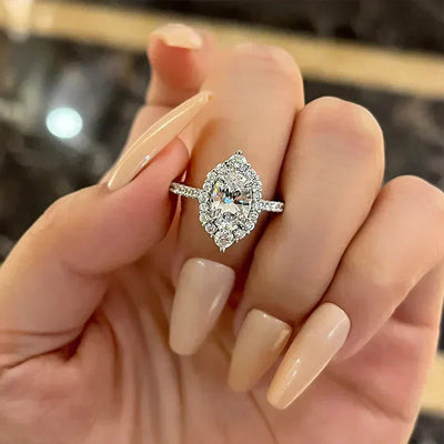 Florinda Marchesi Ring | Hvidguld