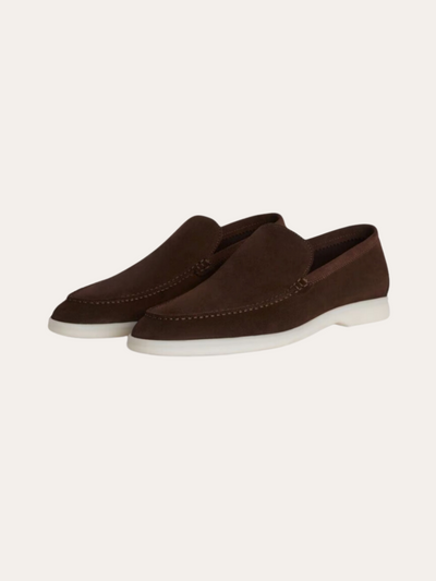 Forfinede Suede Loafers – Mørkebrun