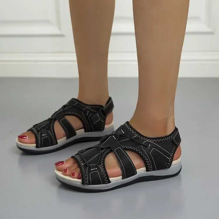 Daphne™ | Justerbare sommersandaler med svangstøtte fra Olsen & Olsen