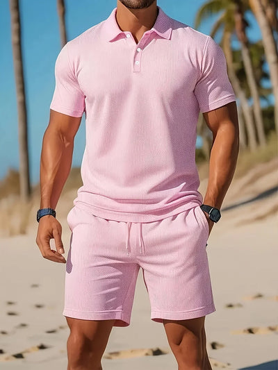 Aiden - Deluxe Polo og Matchende Shorts Sæt