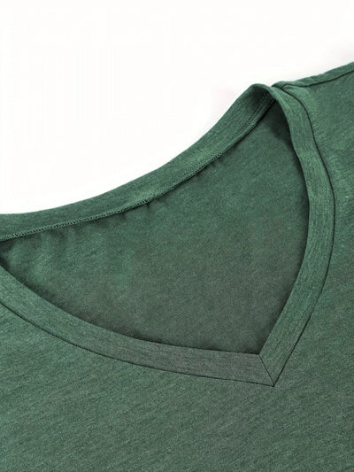 Åndbar T-shirt i Bomuld med Petalærmer