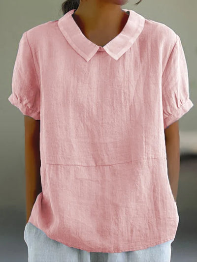 Amalie | Komfortabel bluse med krave - DK