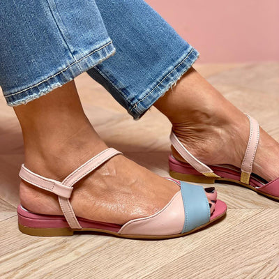 Helga | Åbne sommersko med delikat rem-design