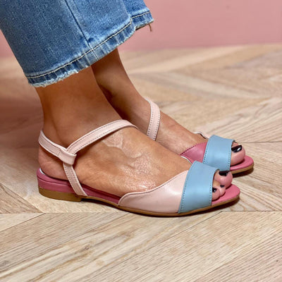 Helga | Åbne sommersko med delikat rem-design